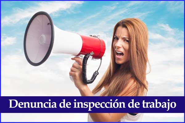 Modelo denuncia inspección inspección de trabajo