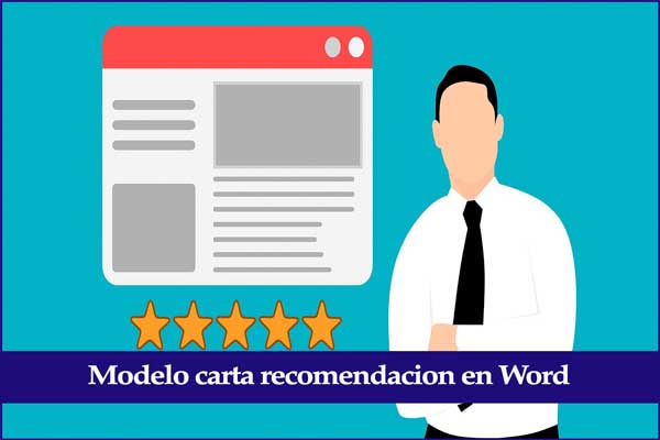 modelo carta de recomendación