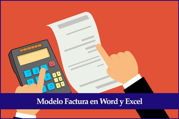 modelo factura en word y excel